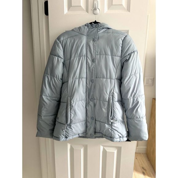 Amazon Essentials  Women's Heavyweight Long-Sleeve Hooded Puffer Coat Size M - Picture 2 of 3